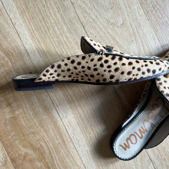 Sam Edelman leopard print mules - Picture 2 of 4